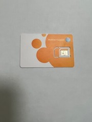 Brand new UNACTIVATED at&t 4G 5G triple cut all in one SIM card nano micro stand