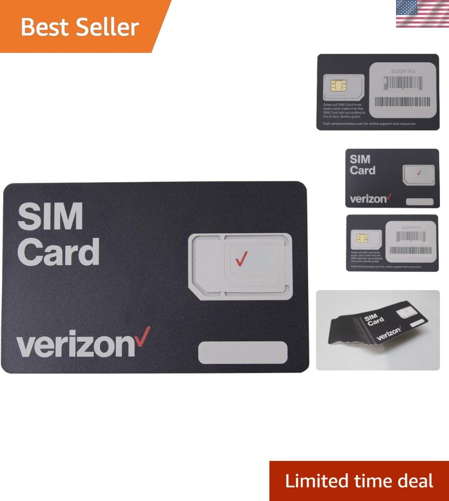 All-in-One 3 Sizes 4G LTE SIM Card for Mobile Excellence – Verizon Prepaid