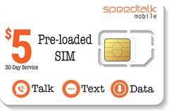 SpeedTalk $5 $10 Preloaded SIM Card 2¢ Talk Text 4G LTE Data 30-Day Phone Plan