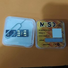 MKSD Ultra V5.1 Unlock Card RSIM Chip Sticker For iPhone 13 12 11 X IOS16 System