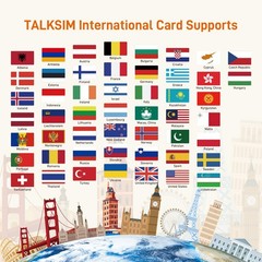 International Data SIM Card 10GB 30Days, 5G/4G LTE Coverage in 50 Countries