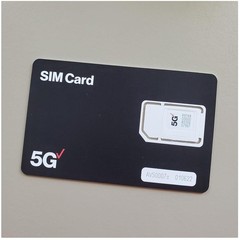 Verizon Triple Cut 5G & 4G LTE SIM Cards x10 with Simkey