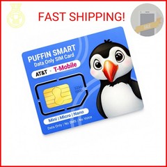 Puffin Smart 4G 5G LTE Data Only SIM Card – Reliable Connectivity for Security C