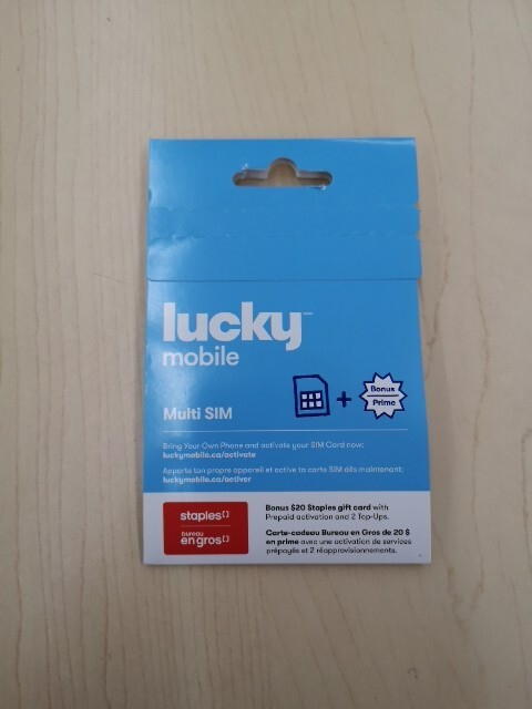 Brand New Unused lucky mobile multi Sim Cards