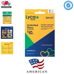 5G/4G Prepaid SIM Card Kit | Unlimited Nationwide Talk, Text & Data | Choose …