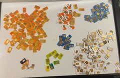 LOT OF 263 Used Micro/Mini SIM Cards for Testing/Gold Scrap – Mixed Carriers