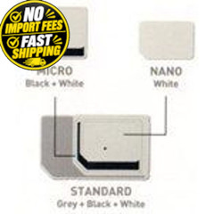 Page Plus SIM CARD 4G LTE 3 in 1 Sim Kit, Black (Nano-Micro-Standard)