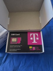 NEW T Moble 3 – in – 1 nano micro standard Sim Card Box of 50