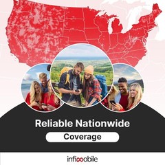 $12.6/Month | Infimobile Prepaid Unlimited Plan: 6 Months | 10GB High-Speed Data