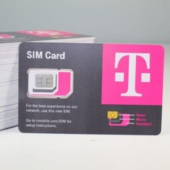 WHOLESALE LOT 25 T-MOBILE Triple Cut SIM Card R15 «3 in 1» NANO • 4G 5G LTE