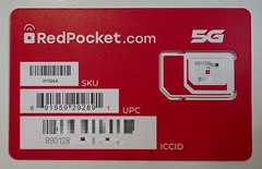 Lot of 20 Red Pocket RedPocket SIM Cards BYOD 5G GSMA AT&T network