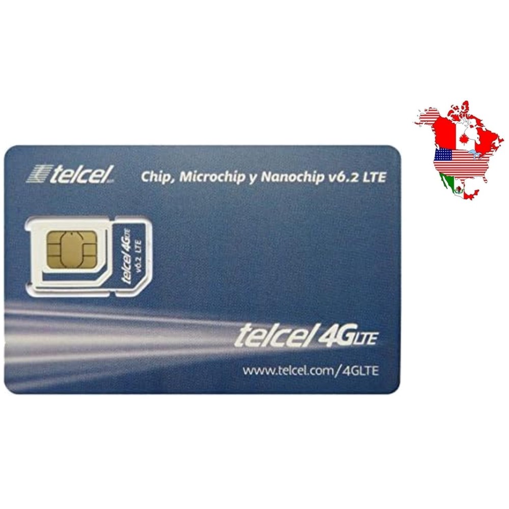 Telcel 8GB Data SIM: Unlimited Calls/SMS in Mexico & USA – Hassle-Free Solution