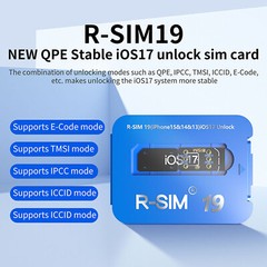 RSIM19 Dual Chip Auto Unlock SIM Card iOS17 Unlock SIM Card for iPhone15 Series