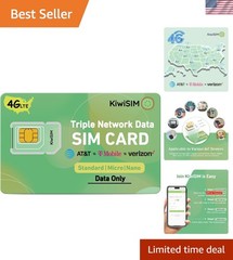 Global 4G LTE Data SIM Card – No Contract, Works with AT&T, T-Mobile, Verizon