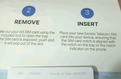 Excess Telecom SIM CARD Expires 1/1/27 Brand New