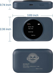 S2 Portable WiFi Hotspot,10GB Free USA Data for 30 Days,No Sim Card Needed,4g LT