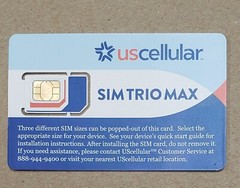 20 New US Cellular SIM Card SIM Trio Max Mini, Micro, Nano options