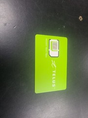 New Telus LTE Sim Card Triple 3in1 Nano Micro 3G LTE Prepaid Postpaid