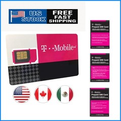 10GB 4G LTE Prepaid SIM Card with Unlimited Talk/Text for USA, Canada & Mexico