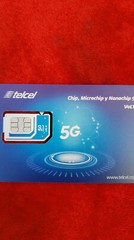Mexico CHIP TELCEL . SIRVE PARA TRAMITES MEXICANOS DE BANCOS O PENSION DE LA 4T