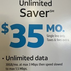 $35 AT&T ESIM activation Prepaid 10GB Unlimited Plan Preloaded 1st Month att