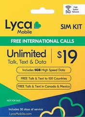 Affordable 30-Day Prepaid 5G SIM Card – Unlimited Talk & 5GB Data for Travelers!