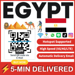 [eSIM] Egypt eSIM Data Travel trip e sim card Egipto eSIM Data Roaming ESIM 🛜A+