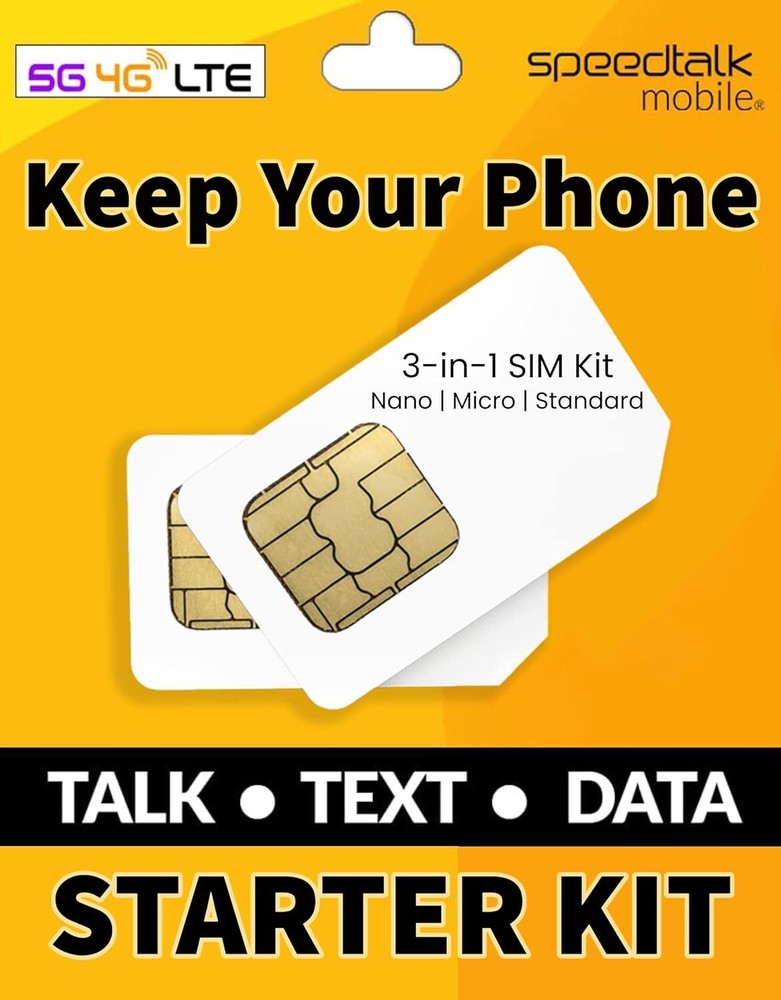 Kit Inicial De Tarjeta Sim Universal Para 5G 4G Lte Ios Android Smart