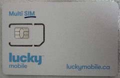 NEW Lucky Mobile Sim Card – Triple Cut