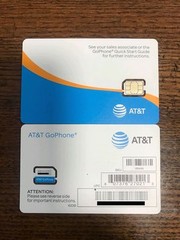 AT&T NANO CUT 4FF SIM CARD 3G/4GLTE SKU6944A GoPhone