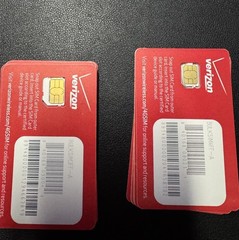 Lot Of 14 Verizon 4g Sim Cards