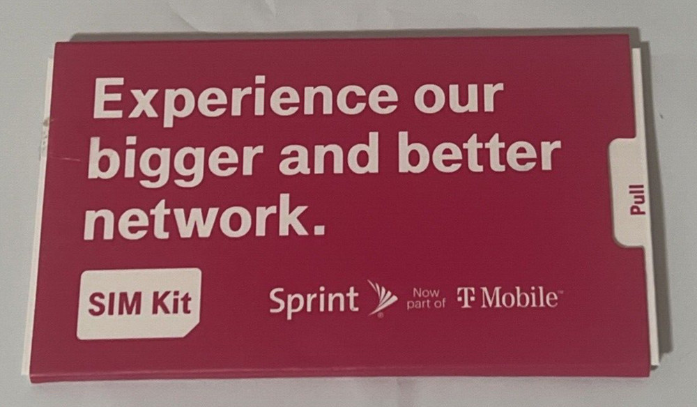 T-Mobile 5G LTE 4G SIM CARD FITS ALL PHONES FOR NEW ACTIVATION OR SWAP SIM NEW