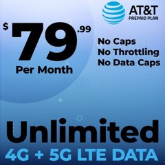 Business Enterprise Unlimited Data Plan Rental AT&T Sim Card 4G LTE 5G Hotspot