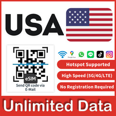 [eSIM] USA Travel E SIM Card DATA eSIM United States Estado unidos esim viajar🛜