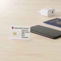 Data Only SIM Card, 1GB, 30 Days, 5G 4G LTE, Triple Cut, Unlocked Phones