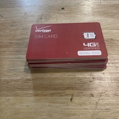 LOT 21 X VERIZON MICRO SIM CARD 4G LTE – Prepaid or PostPaid – Broadband NEW