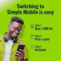 Prepaid SIM Card Kit 3in1 for Unlocked GSM Phones 4G LTE Activation