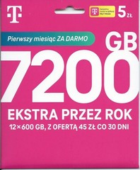 T-Mobile Poland SIM Card Prepaid | Lots of Internet Speed Shipping from Germany