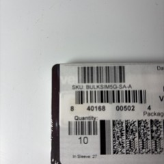 LOT OF 10 Verizon SIM CARDS Triple cut FITS ALL 4G LTE or 5G PREPAID OR SEALED