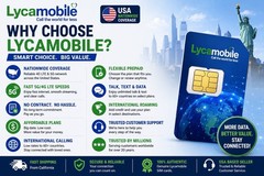 Lycamobile Factory Preloaded 3in1 SIM Card