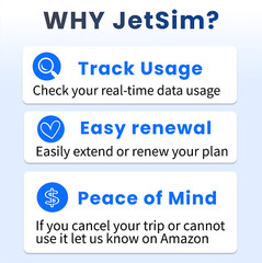 Japan SIM Card – 7GB High-Speed(1GB/Day), 7 Day Softbank JetSim/Travel SIM
