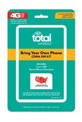 Total Wireless Bring Your Own Phone Tri-Punch Sim Air