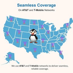 Data-Only SIM Card for Security Cameras WiFi Hotspots Verizon T-Mobile AT&T