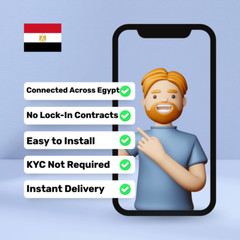 eSIM Egypt – 5 GB – 30 Days – Travel eSIM | QR code activation