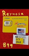 Telcel MEXICO REYNOSA LADA 899 Prepaid SIM Card ALREADY ACTIVATED.