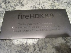 Fire HDX 8.9 SIM Activation Kit for Verizon FAST SHIP