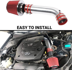 3 Inch Intake Pipe Cold Air Intake with Filter Fit for 2003 2004 2005 2006 Infin