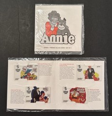 Orphan Annie Prepaid Calling Cards Set of 4 Teleworld $5 Each Vintage 1995 Rare