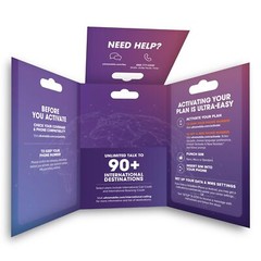 $49/mo. Prepaid Plan with Unlimited Talk Text and Data SIM Card Kit
