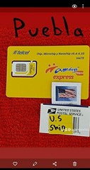Telcel Mexico SIM Card PUEBLA LADA 22 , ALREADY ACTIVATED UNLIMITED CALLS & SMS